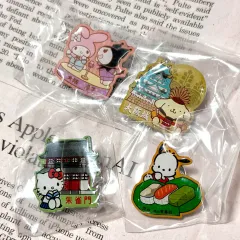 まとめ売り) サンリオ バッジ ガチャ マイメロディ クロミ ポムポムプリン ハローキティ ポチャッコ 大阪