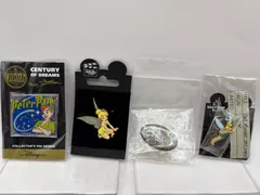 【限定品含む】ディズニー ピンバッジ 4点セット ティンカーベル ピーターパン  ピンズ