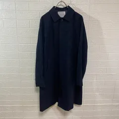 Adam et Rope' アダムエロペ GMO-1501-B ウール ステンカラーコート ライトアウター ネイビー/カモフラ【中古】 レディース