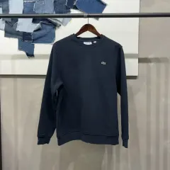 (95) ラコステ LACOSTE ラコステ カジュアル 刺繍 起毛 スウェット 長袖 Tシャツ