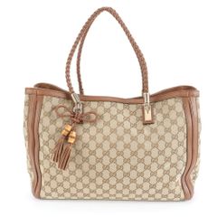 極美品 グッチ シェリー ライン フォールダブル キャンバス 2WAY