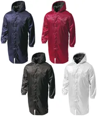 ウンドウ wundou セミロングボアコート ジュニア ボーイズ ガールズ キッズ 子供 部活 ベンチコート 部活動 防寒 裏地ボア セミロング丈 撥水 フード付き 通学 習い事   P6880J 0001 ネイビー