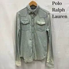 ポロラルフローレン ウエスタン シャンブレー シャツ ヴィンテージ加工 コンチョボタン 710547117001 メンズ XS ISItems【USED】【古着】【中古】50150405