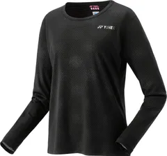 ヨネックス YONEX テニス ウィメンズロングスリーブ T シャツ  16815 007 ブラック