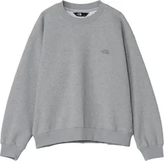 ザ・ノース・フェイス THE NORTH FACE アウトドア キッズ グリズスウェットロゴクルー 子供服 長袖 トップス ロングスリーブ シンプル 部屋着 普段着 ストレッチ性 汚れ落ちやすい 通学 外遊び  NTJ62543 LZ ライトミックスグレー