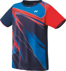 ヨネックス YONEX テニス ウィメンズゲームシャツ 半袖 トップス ベリークール UVカット 吸汗速乾 制電 試合 ゲーム 大会 部活 チーム 日本バドミントン協会審査合格品 レディース  20672 019 ネイビーブルー