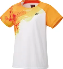 ヨネックス YONEX テニス ウィメンズゲームシャツ トップス ゲーム 試合 公式 大会 紫外線対策 冷感 ベリークール 吸汗速乾 日本バドミントン協会審査合格品 レディース 女性  20817 011 ホワイト