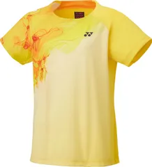 ヨネックス YONEX テニス ウィメンズゲームシャツ トップス ゲーム 試合 公式 大会 紫外線対策 冷感 ベリークール 吸汗速乾 日本バドミントン協会審査合格品 レディース 女性  20817 279 ライトイエロー