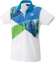 ヨネックス YONEX テニス ウィメンズゲームシャツ Tシャツ ウエア トップス 半袖 衿付き ポロ トーナメント ツアー ゲーム 試合 練習 トレーニング 吸汗 速乾 レディース 女性  20740 011 ホワイト