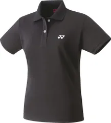 ヨネックス YONEX テニス ウィメンズゲームシャツ 半袖 トップス ユニフォーム UVカット 吸汗速乾 ストレッチ 試合 大会 部活 チーム 日本バドミントン協会審査合格品 レディース  20800 007 ブラック