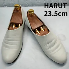 HARuTA　ハルタ　Spock　スポック　スリッポン　ローファー　ホワイト　23.5cm