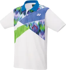 ヨネックス YONEX テニス ジュニア ゲームシャツ トップス ウエア ポロシャツ 半袖 衿付き ゲーム 試合 練習 UVカット 吸汗 速乾 ジュニア キッズ クラブ 小学生 部活 チーム  10542J 011 ホワイト