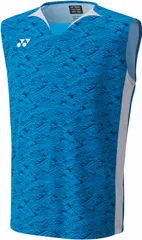 ヨネックス YONEX テニス メンズゲームシャツ ノースリーブ シャツ ウェア トップス 部活 クラブ 練習 練習試合 自主練 トレーニング  10614 002 ブルー