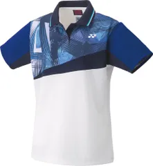 ヨネックス YONEX テニス ウィメンズゲームシャツ 半袖 トップス ユニフォーム UVカット 吸汗速乾 制電 試合 ゲーム 大会 部活 チーム 日本バドミントン協会審査合格品 レディース  20737 011 ホワイト
