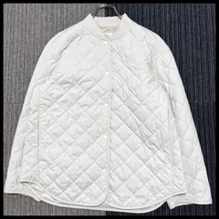 無印良品 洗える キルティングジャケット 中綿入り オフホワイト XL