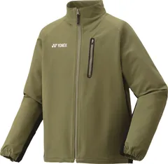 ヨネックス YONEX テニス メンズウォームアップシャツ ジャケット ジャージ ジャンパー アウター ウエア トップス 練習 トレーニング 吸汗 速乾 部活 クラブ 学生 学校 男性  50148 324 ライトオリーブ