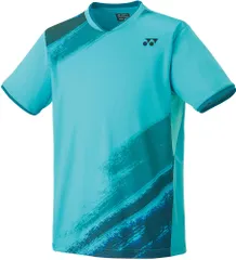 ヨネックス YONEX テニス ユニゲームシャツ フィットスタイル Tシャツ ウエア トップス 半袖 ゲーム 試合 練習 トレーニング UVカットパワースリーブ 吸汗 速乾 メンズ レディース  10541 048 ウォーターグリーン