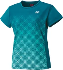ヨネックス YONEX テニス ウィメンズゲームシャツ Tシャツ ウエア トップス 半袖 トーナメント ツアー ゲーム 試合 練習 トレーニング 吸汗 速乾 レディース 女性 大人  20738 817 ティールブルー