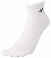 ヨネックス YONEX テニス ウィメンズアンクルソックス 5本指 22-25cm 靴下 エルゴファイブ 直角型 抗菌防臭 ソックス 高機能 部活 試合 チーム 練習 トレーニング レディース  29210 011 ホワイト