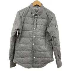 MONCLER(モンクレール) ダウンジャケット サイズ2 M レディース CAMICIA グレー 長袖/GAMME BLUE/秋/冬