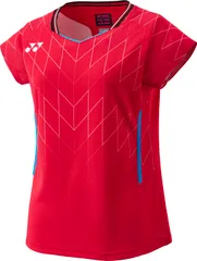 ヨネックス YONEX テニス ウィメンズゲームシャツ   フィットシャツ   20915 364 ジャパンレッド