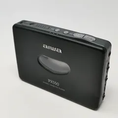 aiwa PX550 カセットテープ ブラック 充電器ないため動作未確認 管理番号ARCAMKO892のサムネイル