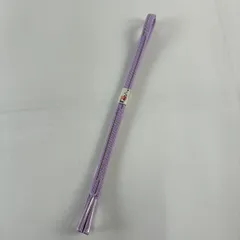 【美品】 帯締め 優品 フォーマル 金糸 薄紫 正絹 和装小物  【中古】