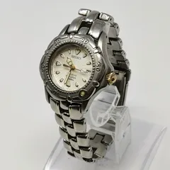 稼働品　SEIKO SCUBA 200ｍ 7N85-0130 TITANIUM ダイバー クォーツ 腕時計 シルバー　管理番号KKVNKO4497