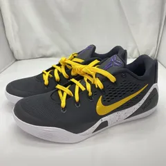 【中古】NIKE KOBE 9 EM LOW PROTRO BLACK/UNIVERSITY GOLD/WHITE サイズ28.5cm IH1401-002 ナイキ コービー[91]