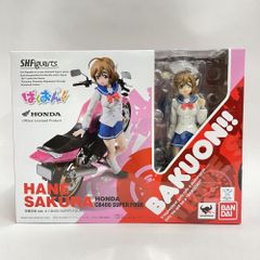 [중고] 개봉·상자 찢어진) SHFiguarts 사쿠라 하네네(제복)&CB400 SUPER FOUR 바쿠온[79]