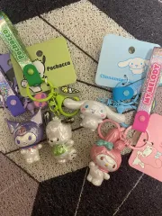 サンリオ キャラクター キーホルダー コレクション (マイメロディ / シナモロール / ポチャッコ / クロミ)