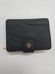 トリーバーチ ブラック 二つ折り財布 カードウォレット 長財布