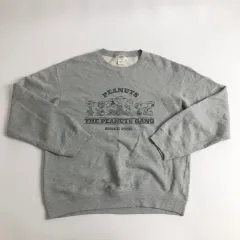 UNIQLO U ユニクロ ピーナッツ スウェット グレー M