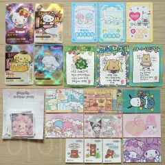 サンリオ ステッカー ハローキティ カード クロミ マイメロディ ステッカー シナモロール 幸運 お守り