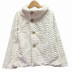 パタゴニア Patagonia フリースジャケット 長袖 ロゴ ホワイト XL