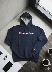 Champion チャンピオン プルオーバー パーカー ネイビー XL相当
