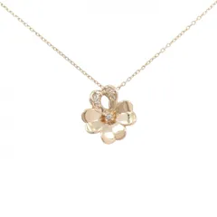 K10PG クローバー ホワイトトパーズ ネックレス