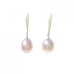 K18YG 淡水パール ピアス