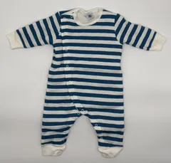 【新入荷!!】☆セット割対応☆ プチバトー ベビー 長袖 ロンパース 67cm （1628）