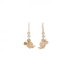 4゜C ホワイトトパーズ ピアス