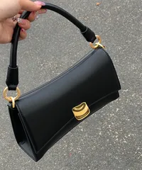 スクエア2way ハンドバッグ