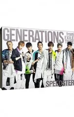 CD／GENERATIONS／【CD+3DVD デジパック・三方背ケース・全60Pフォトブック付】SPEEDSTER 初回生産限定盤
