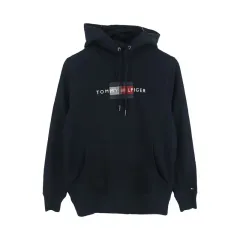 Tommy Hilfiger (MEN - S) コットン ロゴ フーディー