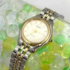 【美品/新品電池】SEIKO セイコー EXCELINE エクセリーヌ レディース 腕時計 4J41-0030 450007