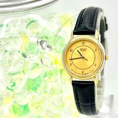 [신품 전지] SEIKO 세이코 여성 시계 골드 7321-0120 411203 신품 벨트
