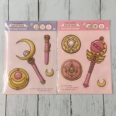 美少女戦士セーラームーン ビッグクリアステッカー A&Bセット シール