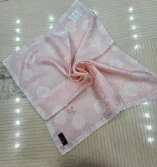 新品) LANVIN ランバン バラ ローズ パータン 쁘띠スカーフ & ハンカチ