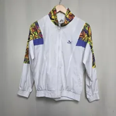 PUMA (レア) ユニセックス 90's マルチカラー トラック ジップアップ ジャケット 90