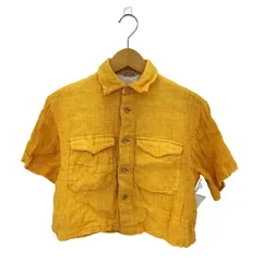オーラリー AURALEE LINEN DOUBLE FACE HARF SLEEVED SHIRTS レディース  1のサムネイル