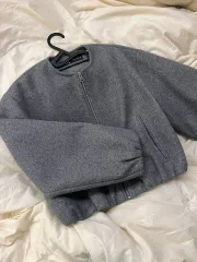 ザラ グレー ジップアップ ジャケット